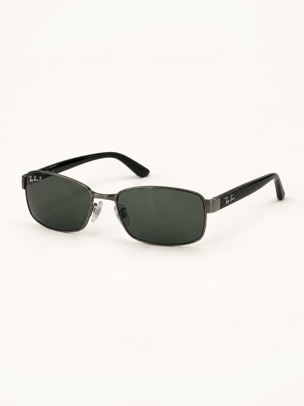 Ray-Ban RB3183 Polarized Gunmetal Green Sunglasses 63-15-125